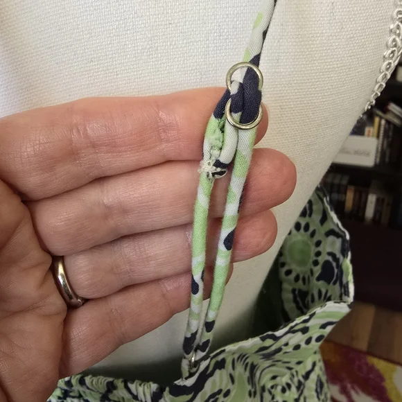 Anthropologie Maeve Blue, Green and White Mini Dress - Picture 7 of 14